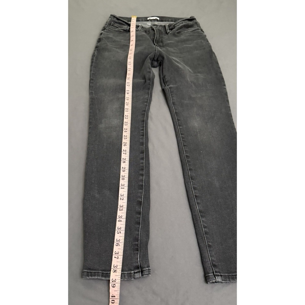 Good American Skinny Jeans Women's Size 8/29 Black‎ Denim Wash Mid Rise Stretch - Picture 5 of 10